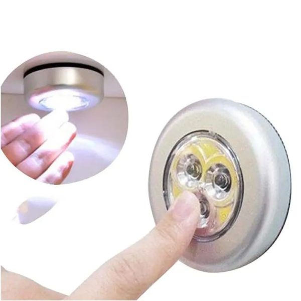 3-Bulb Touch Control Light | Easy, Touch-Activated Under-Cabinet Lighting!