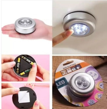 3-Bulb Touch Control Light | Easy, Touch-Activated Under-Cabinet Lighting!