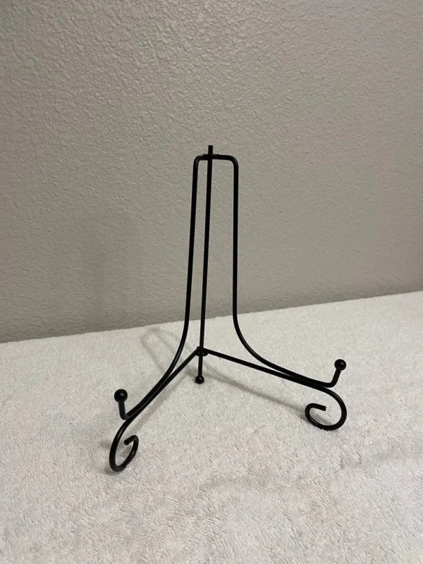 Large Iron Easel Stand | Perfect Display for Plates, Frames, and Decorative Ornaments!