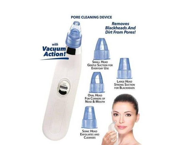 Derma Suction 4-in-1 | Blackhead Remover, Pore Cleaner & Acne Vacuum Tool!