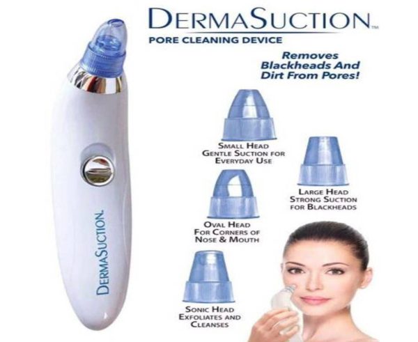 Derma Suction 4-in-1 | Blackhead Remover, Pore Cleaner & Acne Vacuum Tool!