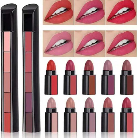 Huda Beauty 5-in-1 Lipstick Set | Gorgeous Nude Shades for Every Look!