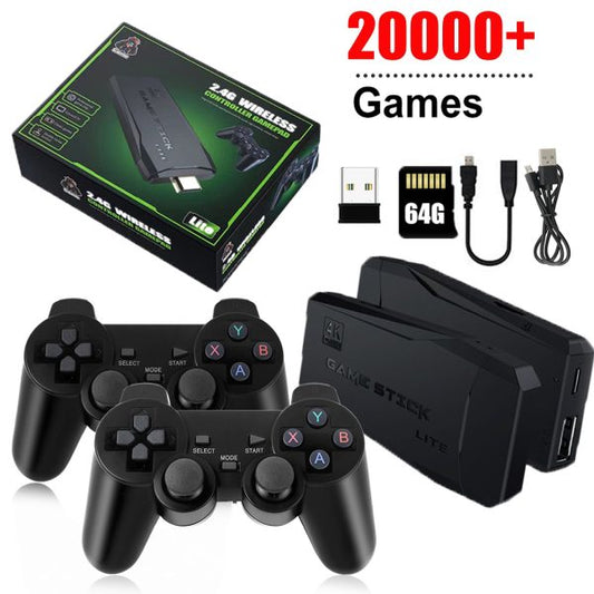 M8 4K Game Console | 20,000+ Games, Tekken 3, 64GB Card & Dual Controllers!