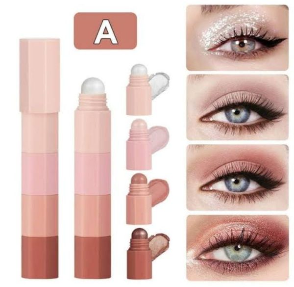 4-in-1 Eye Makeup Pen (Random Color) – Compact Beauty Essential!