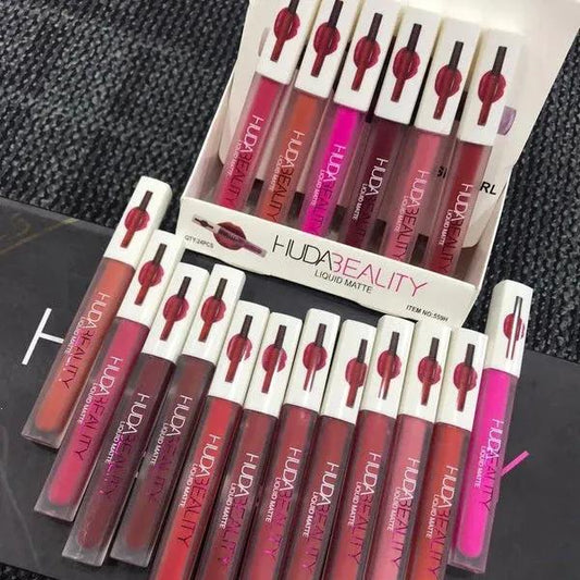 6-Pack Glossy Lip Gloss with a Stunning Matte Finish – Bold Lips, All Day!