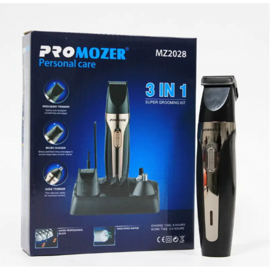 Mozer 3-in-1 Grooming Kit | Rechargeable, Pro-Level Personal Care!