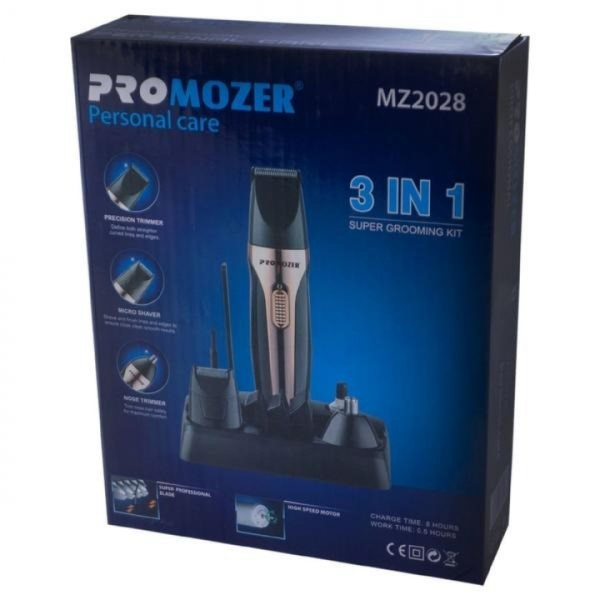 Mozer 3-in-1 Grooming Kit | Rechargeable, Pro-Level Personal Care!