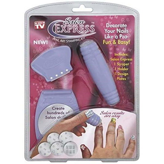 Salon Express Nail Stamping Kit | Create Stunning Nail Art at Home!