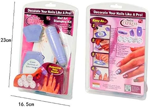 Salon Express Nail Stamping Kit | Create Stunning Nail Art at Home!