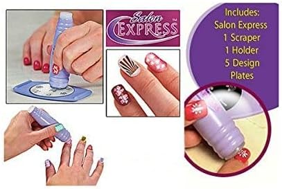 Salon Express Nail Stamping Kit | Create Stunning Nail Art at Home!