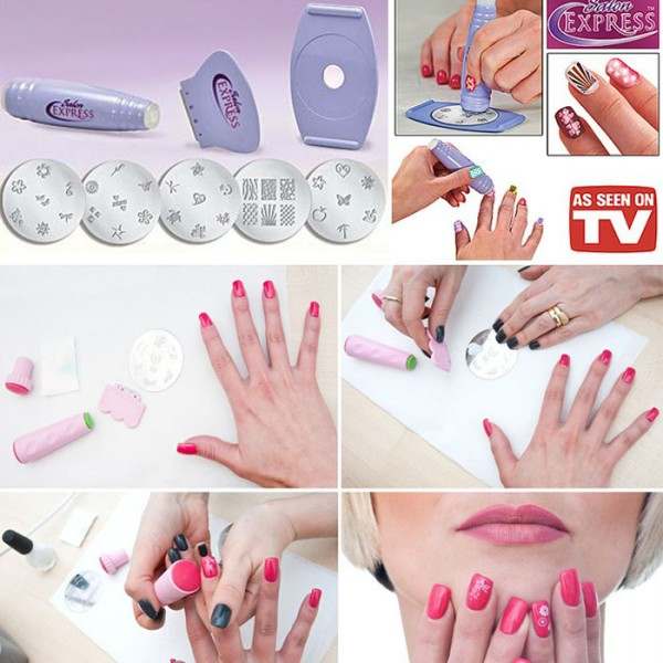 Salon Express Nail Stamping Kit | Create Stunning Nail Art at Home!