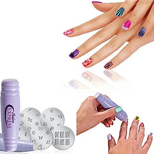 Salon Express Nail Stamping Kit | Create Stunning Nail Art at Home!