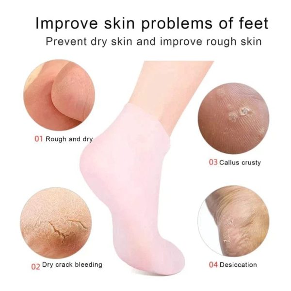 Silicone Gel Moisturizing Socks | Ultimate Foot Care & Protection!