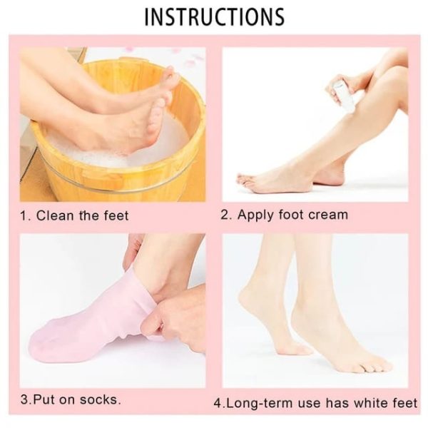 Silicone Gel Moisturizing Socks | Ultimate Foot Care & Protection!