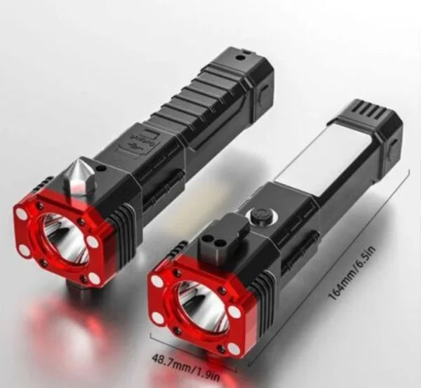 Rechargeable LED Flashlight | High-Power, Multifunctional Light for Any Situation!