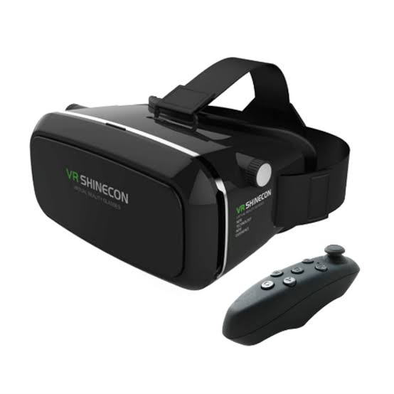 VR Box – 3D Virtual Reality Headset with Remote | Immersive Experience in Black!